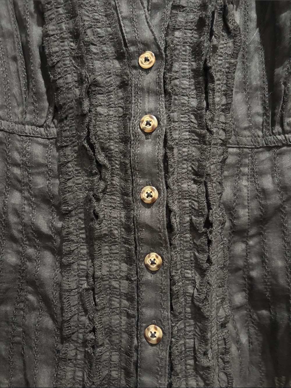 Pilcro by anthropologie keira collared button-front blouse NWT - Picture 7 of 8